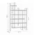 Hanah Home Polica 122x188x25,5cm Bela
