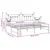 Vidaxl Okvir dnevne postelje Črna 75 x 190 cm Jeklo