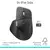 Logitech Miš MX Master 4, Bežični, 8000 DPI, Tamnosivi
