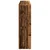 Sobna pregrada/regal za knjige 3 razina 137,5x29x103,5cm drveni