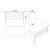 Hanah Home Kancelarijski set Hrast-Crni