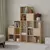 Hanah Home Polica za knjige Paleo, 150.8x150.8x28 cm, Boje hrasta