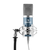 auna MIC-900BL V1, USB mikrofon set, plavi, kondenzatorski mikrofon + stalak za stol