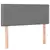 Vidaxl Box spring postelja z vzmetnico LED temno siva 80x200 cm blago