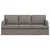 Sofa Sivo-smeđa 201 x 80 x 85 cm tkanina