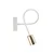 Zidna lampa OXFORD 1xE27/15W/230V mesing/bela