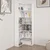 Hanah Home polica za knjige Adel 5 Shelf Corner, 60×60 cm, bela