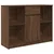 Komoda s ladicama smeđeg hrasta 101x35x76 cm konstruirano drvo