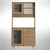 Hanah Home Višenamenska komoda Grano 96, 96 x187 x40 cm, Hrast