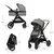 KINDERKRAFT ESME PRO KOLICA ZA BEBE 3U1 GRAY