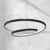 LED luster na sajli LUCERO LED/48W/230V crna