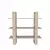 Hanah Home Zidna polica Suno, 90x90x22 cm,Krem