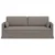 Sofa Sivo-smeđa 198 x 78 x 80 cm tkanina