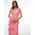 VERO MODA Obleka VMSMILLA  marelica / roza / roza