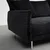 Mega Sofa Kiss crna