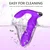 SuperLove Powerful Thrusting Wearable Dildo with Remote Purple