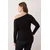 Trendyol Curve Ženska bluza TBBSS24AF00037, Crna