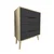HANAH HOME Komoda Flora Sapphire Oak Anthracite