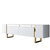Hanah Home TV Komoda Yildiz, 180x50x30 cm, Belo-Zlatne boje