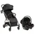 Kikka Boo Kolica autofolding Joy premium 2in1 set sa autosedištem I-Prime I-Size Black