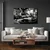 Slika retro gramofon v notranjosti - 40x30