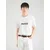 HUGO Majica Dumeo 50557437 Écru Regular Fit