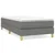 vidaXL Box spring postelja z vzmetnico temno siva 100x200 cm blago