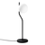 Opviq Stona lampa, Crna