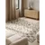 Kremno bela ročno tkana volnena preproga 200x300 cm Boho 1.0 Structa – Vikosa