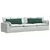 Jastučići za sofu 2 pcs Tamnozelena 120 x 40 cm Kordura tekstil