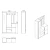 Hanah Home Komplet predsoblja Dd7-Aa, 113.6x37.5x179.7 cm, Antracit