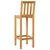 Barska stolica 2 pcs Prirodna 35 x 45 x 110 cm Čvrsto teak drvo