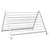 Stalak za sušenje za kadu produživi 53 - 90 cm aluminijski