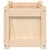 Vrtna sadilica 60x31x31 cm od masivne borovine