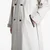 Plašč adidas x entire studios Uniform Trenchcoat Chalk Pearl M