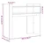 Konzolni stol siva boja hrasta 100x35x90 cm konstruirano drvo