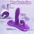 SuperLove Sit & Ride Thrusting & Vibrating Dual Grinder with Remote & App Purple