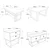 Hanah Home Kancelarijski set Braon-Antracit