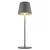 Globo 58488G-LED Dodirna prigušiva punjiva spoljna stona lampa VANNIE 3W/5V IP54 1800mAh siva