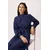 Trendyol Modest Ženska haljina Tctss26Eb00123, Tamnoplava