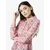 KOROSHI Bluza pastelno zelena/rosé/pastelno rdeča
