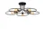 Opviq Luster Circle 1346, Crni