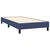 Vidaxl Box spring postelja z vzmetnico moder 90x200 cm blago
