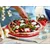 Pizza tray, ceramic, 36.5 cm, Burgundy - Emile Henry