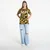 Majice A BATHING APE 1St Camo Bape Rhinestone Tee UNISEX Yellow L