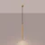 Sollux SL.1339 - Luster na sajli ARCHE 1xG9/8W/230V zlatna