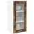 Viseći ormarić s pohranom 2 pcs Dimljeni hrast 40 x 31 x 80 cm