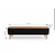 Hanah Home Sarven TV komoda 120 × 45 × 30 cm, crna