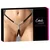 Cottelli Rhinestone Luxurious Crotchless String 2323028 Black-Silver