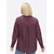 SHEEGO Bluza burgund/bela